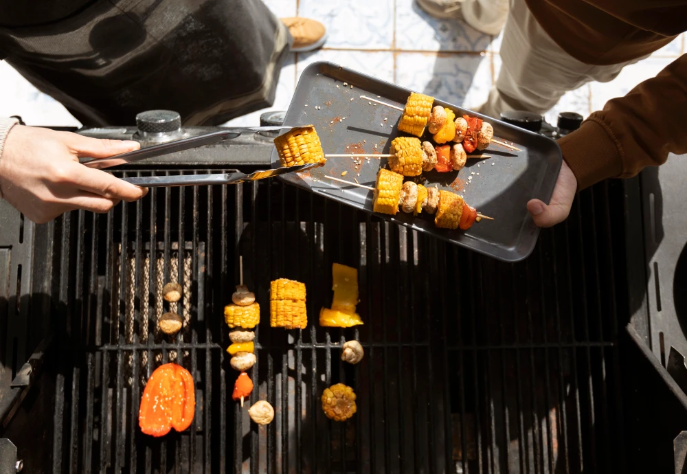 barbecue grill and smoker combo